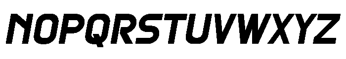 Knockout Italic Font UPPERCASE