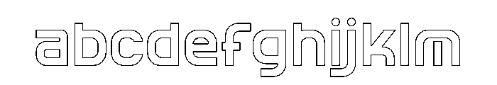 Knockout Line FONT