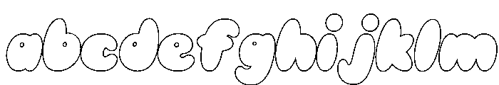 Knopie Outline Regular FONT