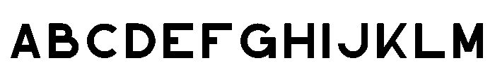 Knowhere Regular Font UPPERCASE