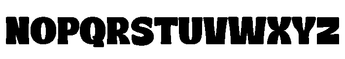 Knox Blast Bold Font LOWERCASE