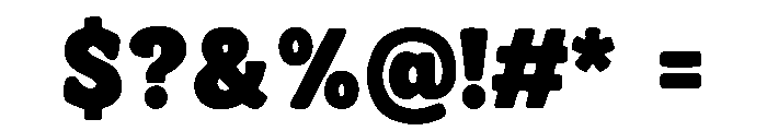 Knox Blast Font OTHER CHARS