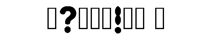 Knurled Regular Font OTHER CHARS
