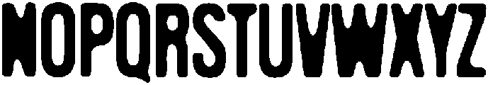 KNOCKOUT Regular otf (400) Font UPPERCASE