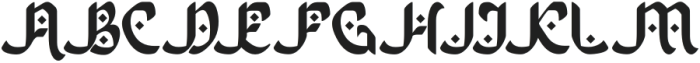 Knight of Arabia Regular otf (400) Font UPPERCASE