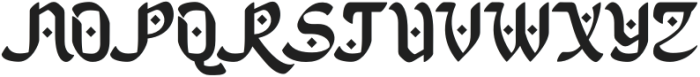 Knight of Arabia Regular otf (400) Font UPPERCASE