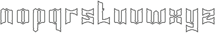 Knight of Light-Hollow otf (300) Font LOWERCASE