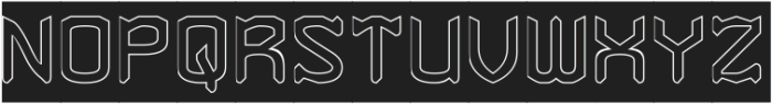 Knighthood-Hollow-Inverse otf (400) Font UPPERCASE