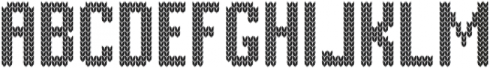 Knitted Tall otf (400) Font LOWERCASE