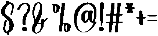 Knitting Handmade Regular otf (400) Font OTHER CHARS