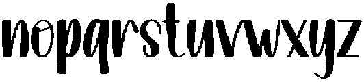 Knitting Handmade Regular otf (400) Font LOWERCASE