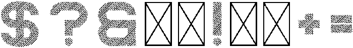 Knowhere Lines otf (400) Font OTHER CHARS