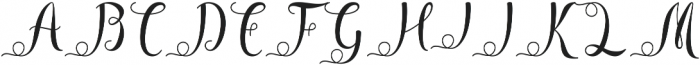 Known ttf (400) Font UPPERCASE