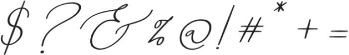 Knox-Migdalia-Calligraphy otf (400) Font OTHER CHARS