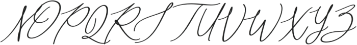 Knox-Migdalia-Calligraphy otf (400) Font UPPERCASE