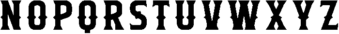 Knox Outline Outline otf (400) Font LOWERCASE