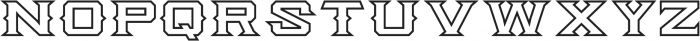 Knox Serif Outline Serif O otf (400) Font LOWERCASE