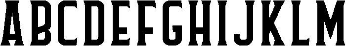 Knox Slab Outline Slab O otf (400) Font UPPERCASE