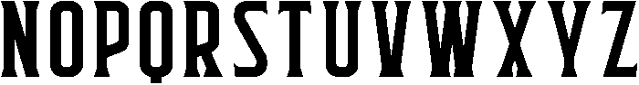 Knox Slab Outline Slab O otf (400) Font UPPERCASE