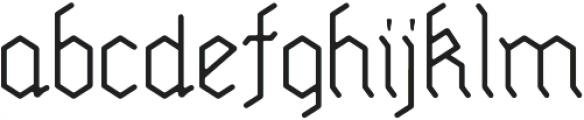 Knucklehead Light otf (300) Font LOWERCASE