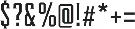 Knucklehead Serif Regular otf (400) Font OTHER CHARS