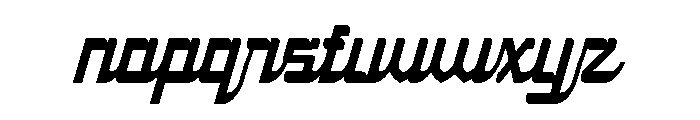 KneeholeDEMO-Regular Font LOWERCASE