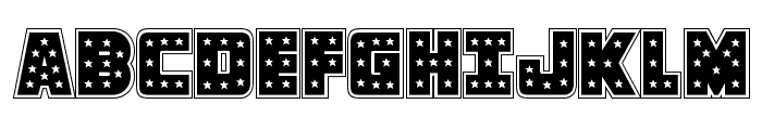 Knievel Academy Font UPPERCASE