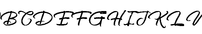 KnightornsFreePersonalUse-Scrip Font UPPERCASE