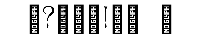 Knive Regular Font OTHER CHARS