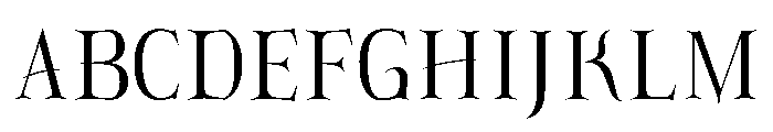 Knive Regular Font UPPERCASE