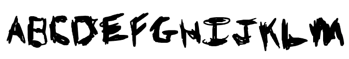 Knives and Pens Font LOWERCASE
