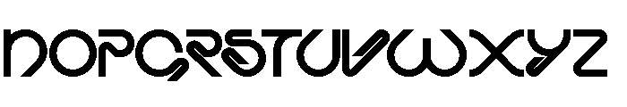 Knotted Centers Demo Regular Font UPPERCASE