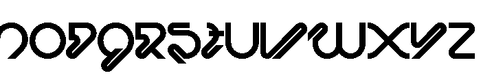 Knotted Centers Demo Regular Font LOWERCASE