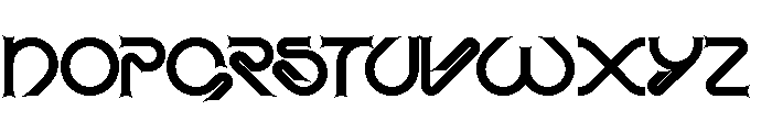 Knotted Contest Demo Regular Font UPPERCASE