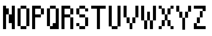 knitting pattern Regular Font UPPERCASE