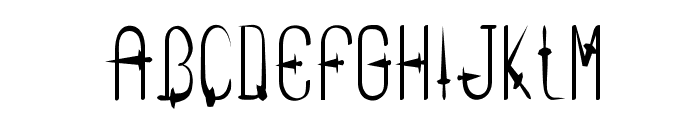Knightsfair-CondensedRegular Font UPPERCASE