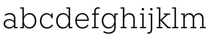 Knile Light Font LOWERCASE