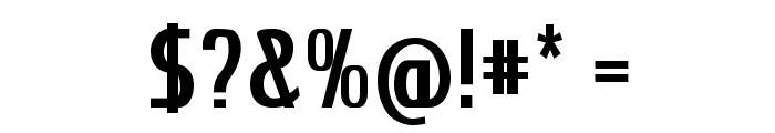 KnuckleBlack-CondensedBold Font OTHER CHARS