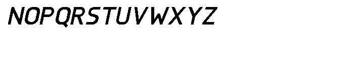 Knul Extra Bold Italic Font UPPERCASE
