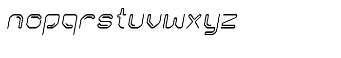 Kneeon Bold Italic Font LOWERCASE