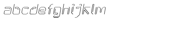 Kneeon Italic Font LOWERCASE