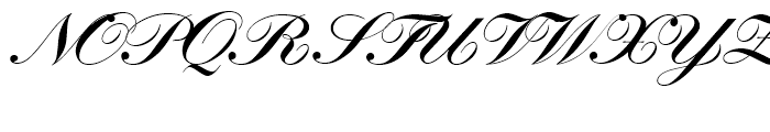 Knstlerschreibschrift Bold D Font UPPERCASE