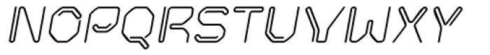 Kneeon Bold Italic Font UPPERCASE