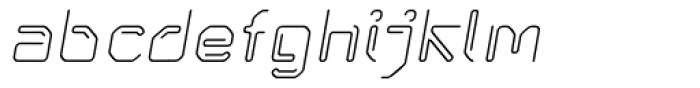 Kneeon Italic Font LOWERCASE