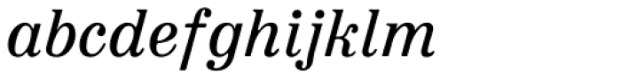 Kner Antikva Italic Font LOWERCASE