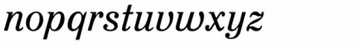 Kner Antikva Italic Font LOWERCASE