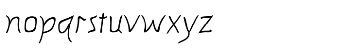 KnewFontWaisted Regular Font LOWERCASE