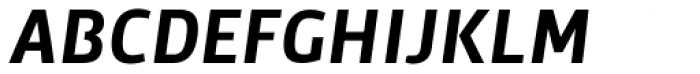 Knight Sans Bold Italic Font UPPERCASE