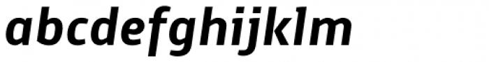 Knight Sans Bold Italic Font LOWERCASE
