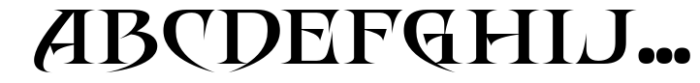 Knight Souls Font UPPERCASE
